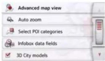 Advanced map view Auto zoom Select POI categories Infobox data fields 3D City models