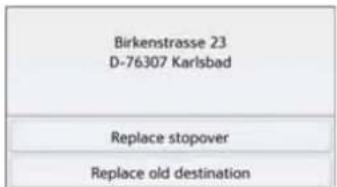 Birkenstrasse 23 D-76307 Karlsbad Replace stopover Replace old destination
