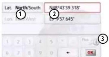 Lat. North/South N48°43'39.318" Lan. East/West E9°57.645" 1 2 3 4 5 6 7 8 9 0 OK