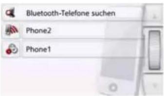 Bluetooth-Telefone suchen Phone2 Phone1