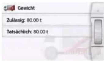 Gewicht Zulässig: 80.00 t Tatsächlich: 80.00 t