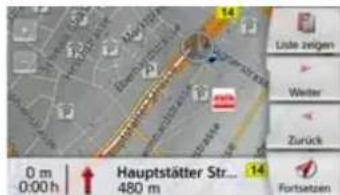 Lide zeigen Welter Zurück Hauptstätter Str... 14 0 m 0:00 h 480 m Fortsetzen