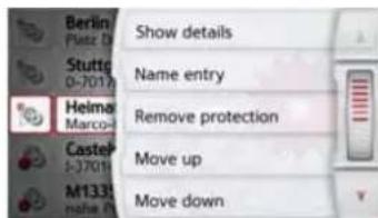 Berlin Platz D Stutto 0-7017 Heima Marco Caste 1-37011 M1331 naha D Show details Name entry Remove protection Move up Move down