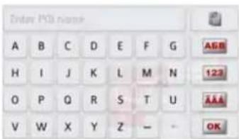Enter POS name A B C D E F G H I J K L M N O P Q R S T U V W X Y Z - - OK