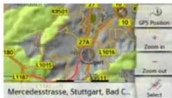 K9501 180 L1015 L1016 L1187 27A S41 S511 GPS Position + Zoom in - Zoom out Mercedesstrasse, Stuttgart, Bad C... Select