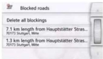 Blocked roads Delete all blockings 7.1 km length from Hauptstätter Stras... 70173 Stuttgart, Mitte 1.3 km length from Hauptstätter Stras... 70173 Stuttgart, Mitte