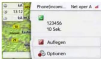 kA 465 13:12 kA in A 10 Esslin 29 Wu Phone(incomi... Net oper A 123456 10 Sek. Auflegen Optionen