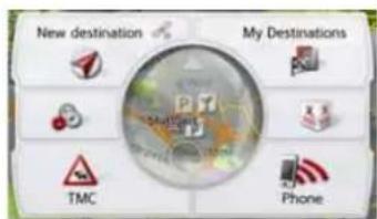 New destination My Destinations TMC Phone
