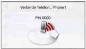 Verbinde Telefon... Phone1 PIN 0000