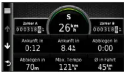 S 26 km/h Zaher A 000318 Ankunft in 0:12 Ankunft in 8.4 km/h Abbiegen in 0:00 Abbiegen in 70m Max. Tempo 121 km/h Ø in Fahrt 45 km/h