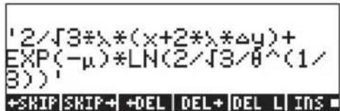 '2/√3*×*(x+2*×△y)+ EXP(-μ)*LN(2/√3/θ^(1/ 3))'