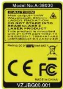 ACER P5403 - Schema afstandsbediening - 2
