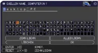HITACHI CPRX93 - Menü BILDSCHIRM - 7