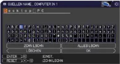 HITACHI CPRX93 - Menü BILDSCHIRM - 8