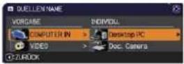 HITACHI CPRX93 - Menü BILDSCHIRM - 5