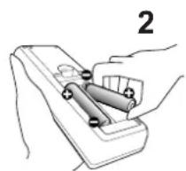 HITACHI CPRX93 - Vorbereitung der Fernsteuerung - 2