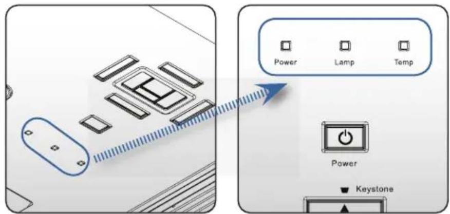 OPTOMA DH1015 - ? Lamp verbrandt of maakt een klikkend geluid - 4
