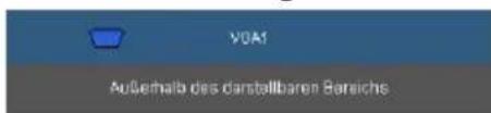 VGA! Außerhalb des darstellbaren Bensichs