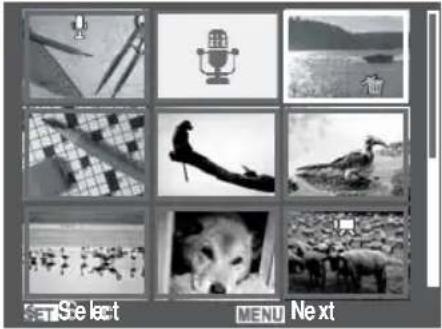 Select MENU Next