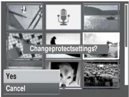 Changeprotectsettings? Yes Cancel