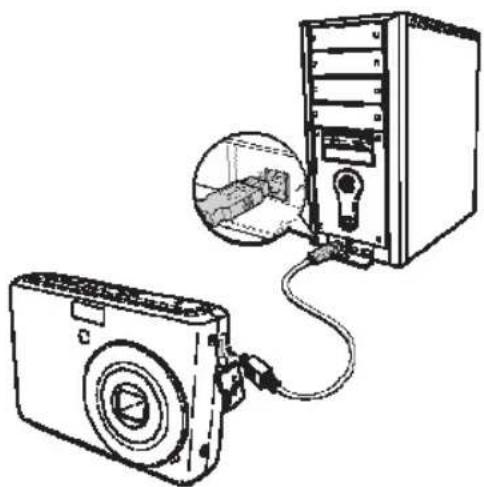 AGFA AP Compact 100 - Connecting the Camera a PC - 2