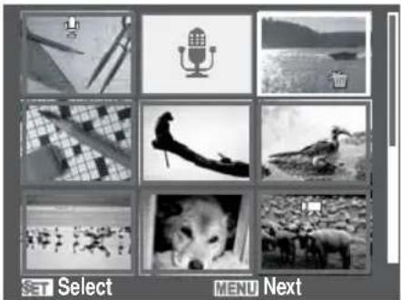 SET Select MENU Next