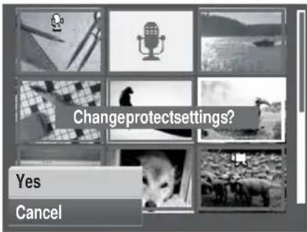 Changeprotectsettings? Yes Cancel