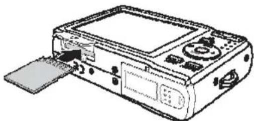 AGFA AP Compact 102 - Inserting an SD/ SDHC Memory Card - 2