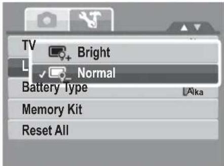 TV Bright L Normal Battery Type Alka Memory Kit Reset All