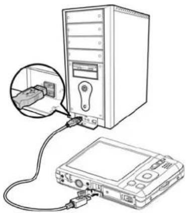 AGFA AP Optima 103 - Connecting the Camera to a PC - 1