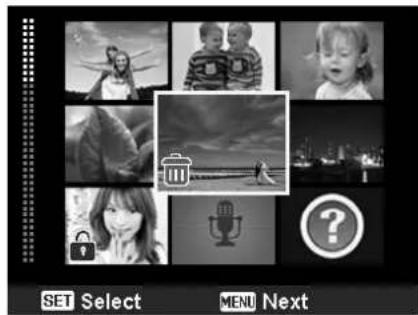 SET Select MENU Next