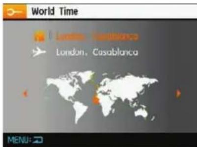 World Time London, Casablanca London, Casablanca MENU: