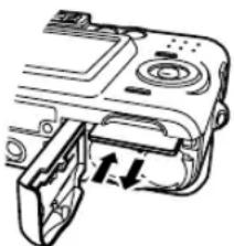 CASIO QV-R52 - Verwijderen van een geheugenkaart uit de camera - 1