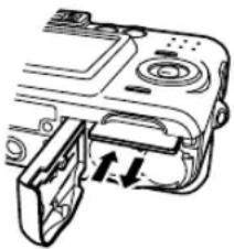CASIO QV-R62 - Verwijderen van een geheugenkaart uit de camera - 1