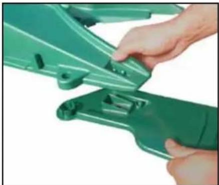 ROBOMOW RL855 - ○ Drive Wheel Supports to Base: - 1