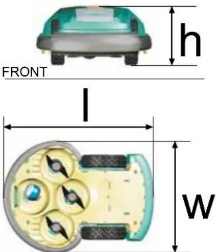 FRONT h l w