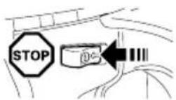 DOLMAR PS7300HS-45 - Stopping the engine - 1