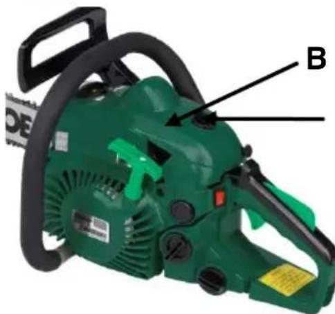 PowerPlus POW64115 - Nota: voor een efficiënt werkende motor moet de bougie proper worden gehouden en moet de vonkopening juist zijn. - 1
