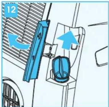 DELONGHI PAC W10AH - 2) Mit dem ausziehbaren Schlauch: - 1