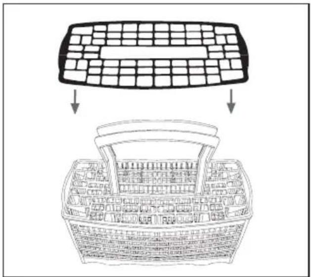 Diagram illustrating the structural change of a computer keyboard, showing top-down and side-view views with labeled components.