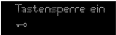 Tastensperre ein →