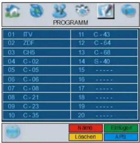 HITACHI 42PD6600 - Menü Programm - 1