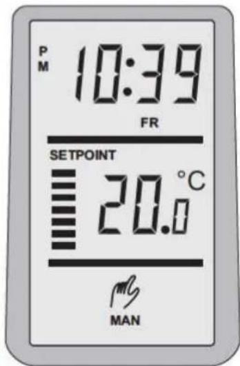 PM 10:39 FR SETPOINT 20.0°C MAN
