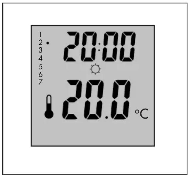 VAILLANT VRT 240 - Tagtemperatur einstellen - 1