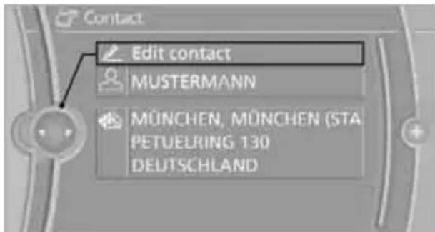 Edit contact MUSTERMANN MÜNCHEN, MÜNCHEN (STA PETUELRING 130 DEUTSCHLAND