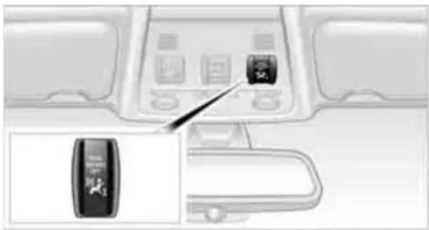 Interior view of a car dashboard with control panel and door (no visible text or symbols)