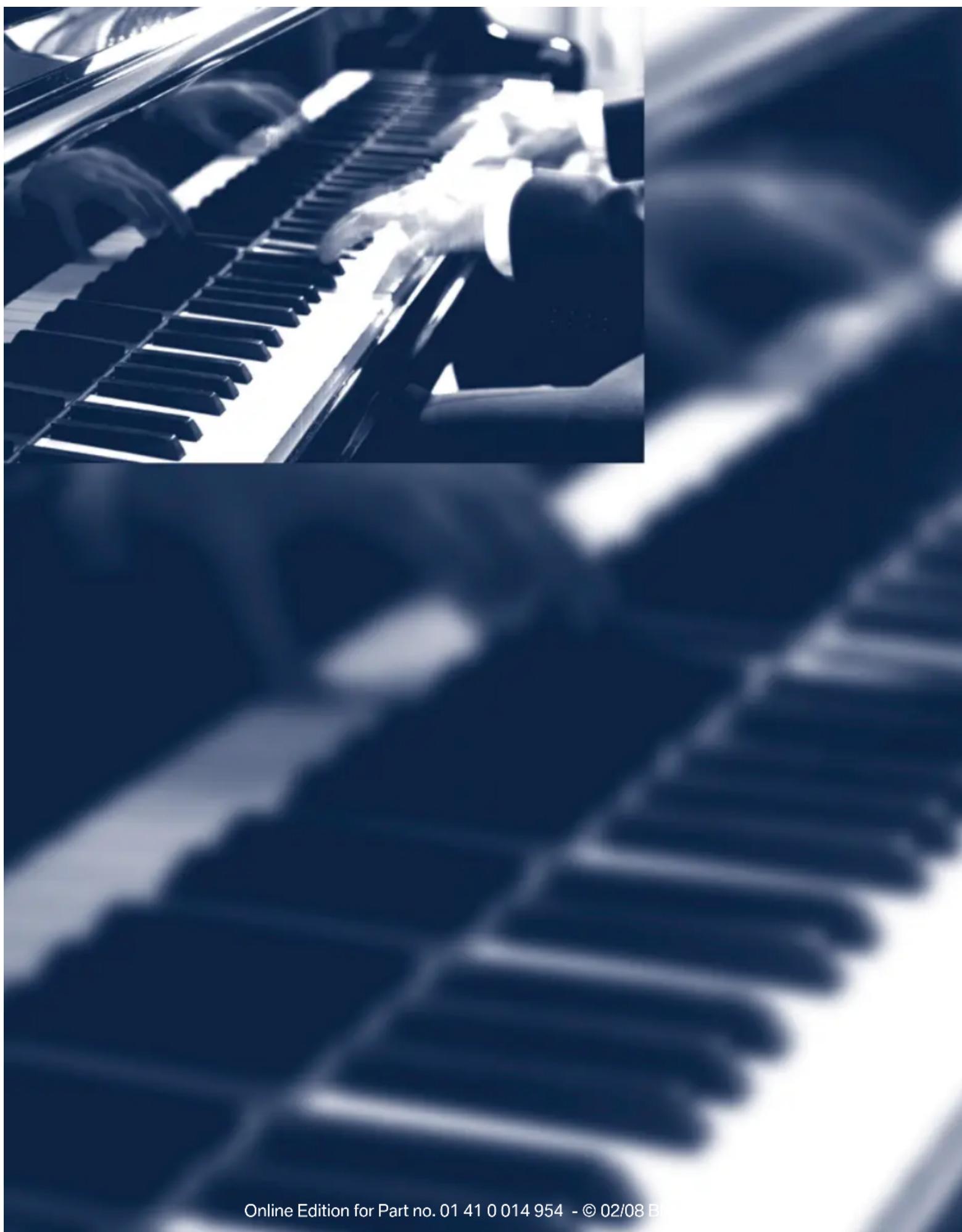 Black-and-white photo of hands playing piano keys, no visible text or symbols on the keys or background