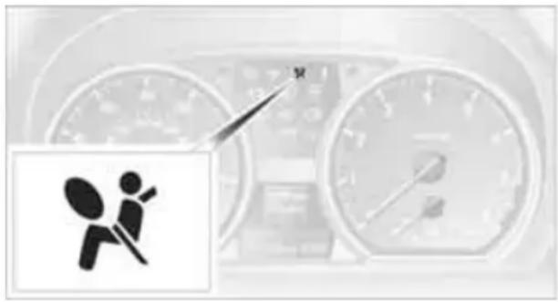 Interior view of a vehicle dashboard with speedometer and navigation controls (no visible text or symbols)