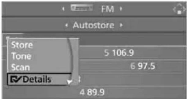 FM Autostore Store 5 106.9 Tone 6 97.5 Scan Details 4 89.9