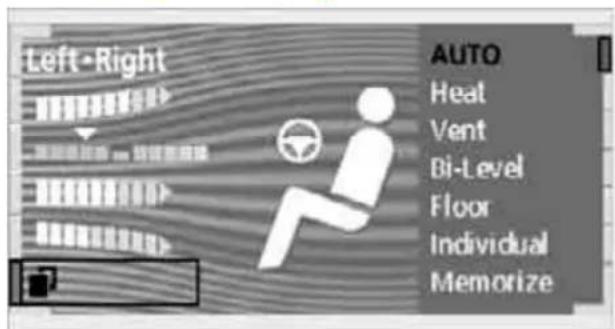 Left - Right AUTO Heat Vent Bi-Level Floor Individual Memorize